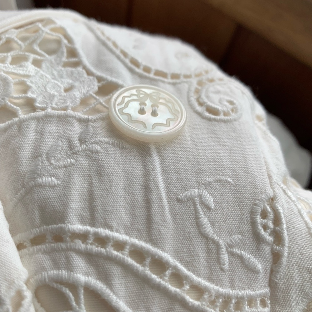 LoveShackFancy Cream Lace Blazer - Picture 7 of 10